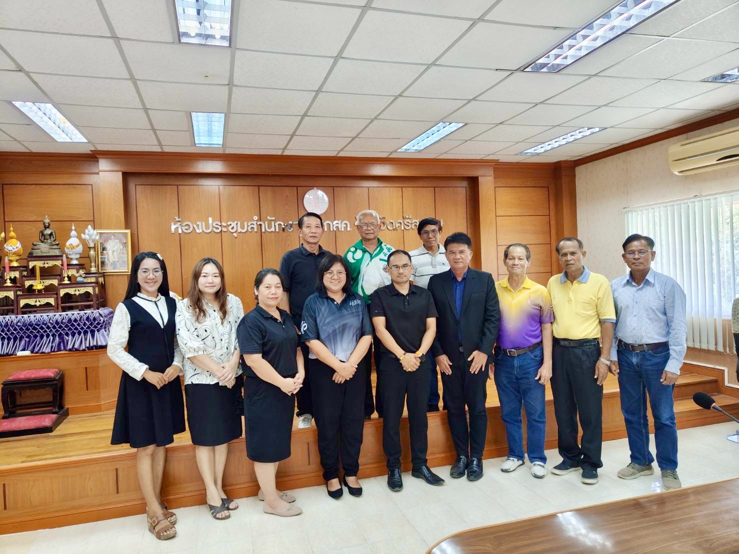 วันที่ 27 สิงหาคม 2569 เวลา 13.30 น.ณ ห้องประชุมสำนักงาน สกสค. จังหวัดศรีสะเกษเทศบาลเมืองศรีสะเกษ ในฐานะนายทะเบียนสมาคมฌาปนกิจสงเคราะห์ประจำท้องที่ ได้เข้าตรวจเยี่ยมการดำเนินกิจการของสมาคมฌาปนกิจสงเคราะห์ครูจังหวัดศรีสะเกษ